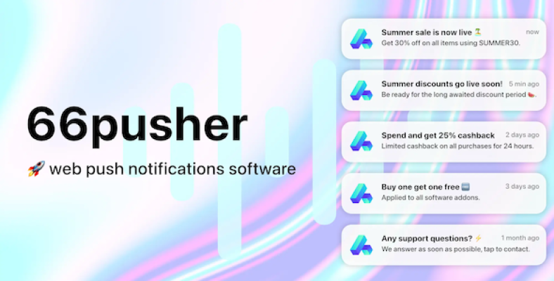 66pusher – Web push notifications [Extended Version]