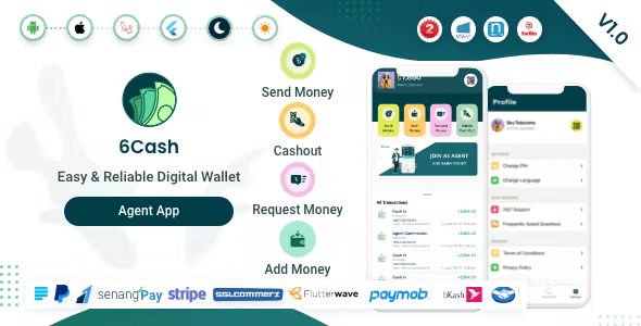 6Cash – Agent App