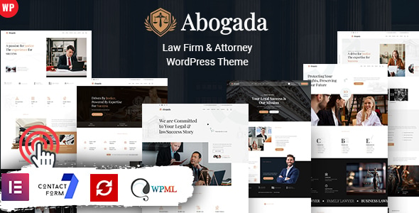 Abogada – Law Firm  Attorney WordPress Theme