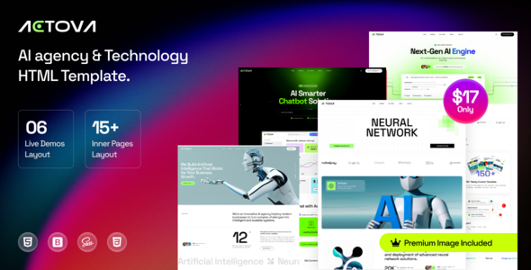 Actova – AI Agency  Technology HTML Template