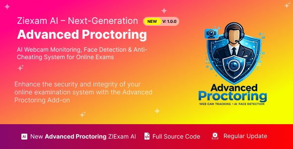 Advanced Proctoring Add-on – AI Webcam Monitoring, Face Detection  Anti-Cheating System for Online