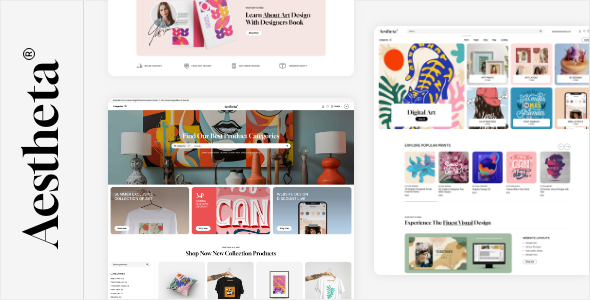 Aestheta – Print Shop  Printing Company WordPress Theme