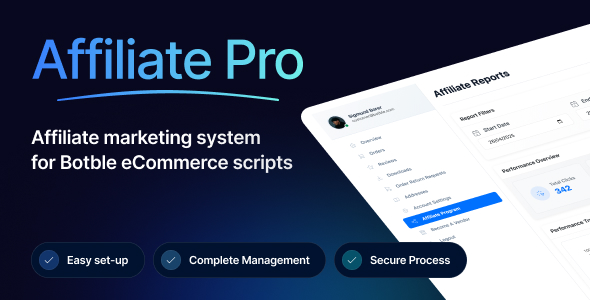 Affiliate Pro – Complete Affiliate Marketing System for Botble eCommerce