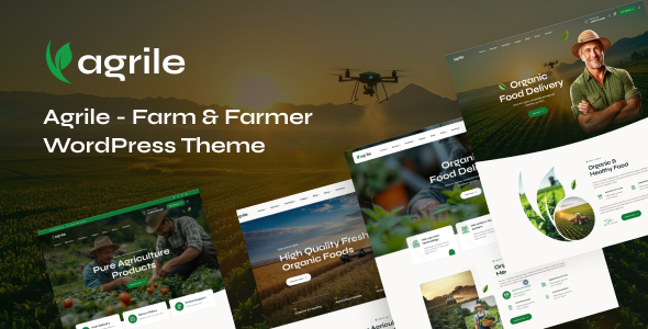 Agrile – Farm  Farmer WordPress Theme