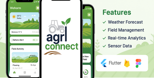 AgroConnect – Smart Farming  Marketplace Flutter App