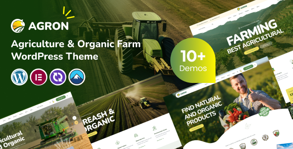 Agron – Agriculture  Organic Farm WordPress Theme