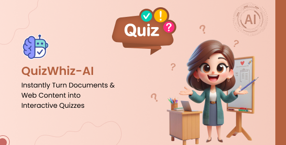 AI Powered Quiz Generator – QuizWhiz AI – Built With Laravel