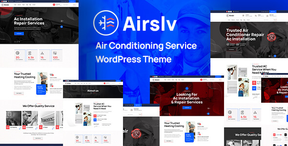 Airslv – Heating  Air Conditioning WordPress Theme