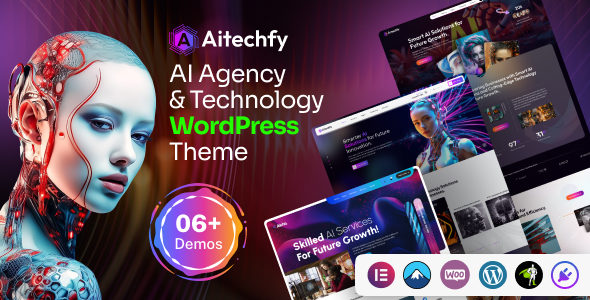 Aitechfy – AI Agency  Technology WordPress Theme