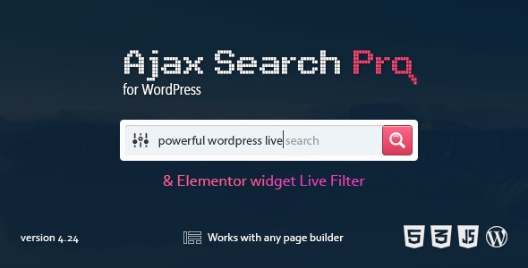 Ajax Search Pro – Live WordPress Search  Filter Plugin