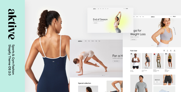Aktive – Sports  Gym Fashion Shopify Theme OS 2.0