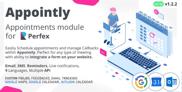 Appointly – Perfex CRM Appointments
