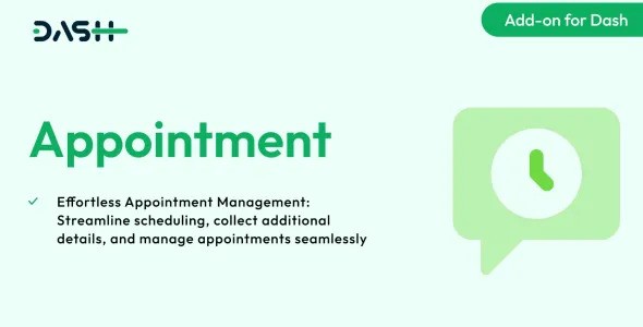 Appointment – Dash SaaS Add-on