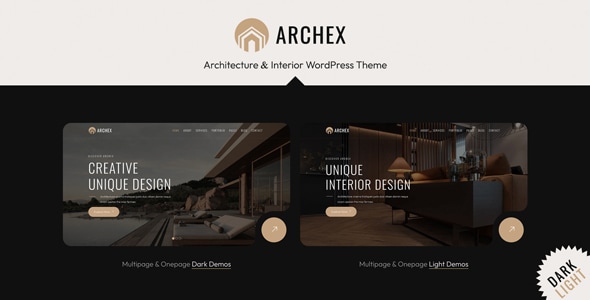 Archex – Architecture  Interior WordPress Theme
