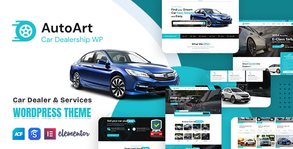 AutoArt – Car Dealer  Services WordPress Theme