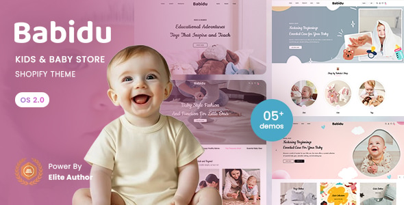 Babidu – Kids  Baby Store Shopify 2.0 Theme