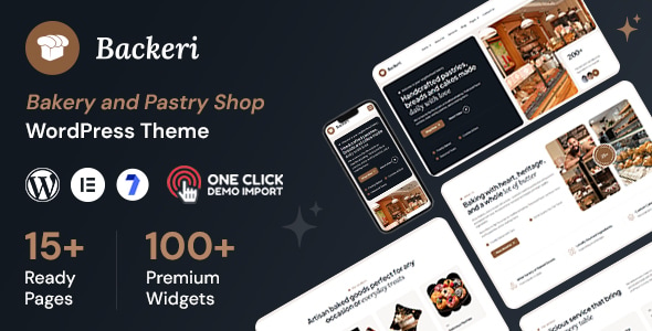 Backeri – Bakery WordPress Theme
