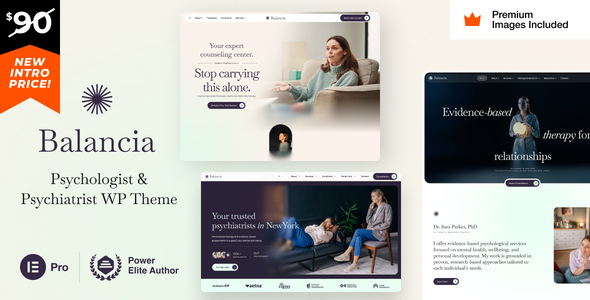 Balancia – Psychology Counseling  Psychiatrist WordPress Theme