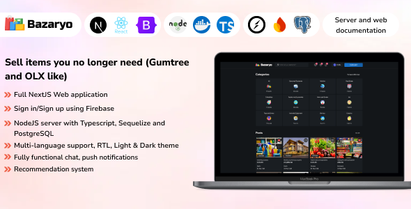 Bazaryo web – Sell  Buy, Gumtree  OLX like (full application)