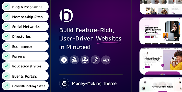 BeBuddy – Monetized Community  Membership WordPress Theme