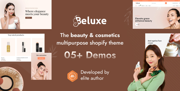 Beluxe – The Beauty, Cosmetics  Skincare Shopify 2.0 Theme