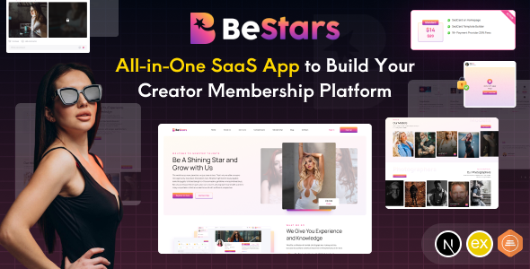 BeStars – Creator Talent Social Community  Membership SaaS Platform
