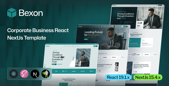 Bexon – Corporate Business React NextJs Template