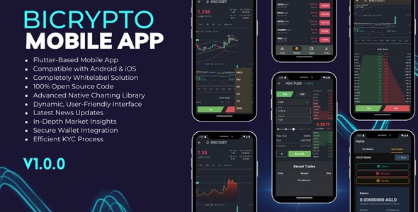 Bicrypto Mobile – Fully Native Flutter Mobile App for Bicrypto
