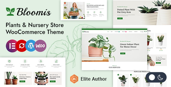 Bloomis – Gardening  Houseplants Store WordPress WooCommerce Theme