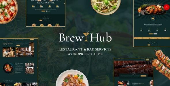 Brewhub – Bar  Restaurant WordPress Theme