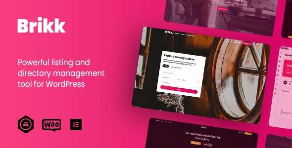 Brikk – Directory Listing WordPress Theme