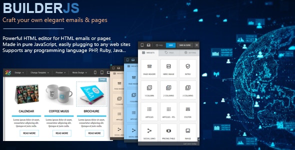BuilderJS – HTML Email Page Builder