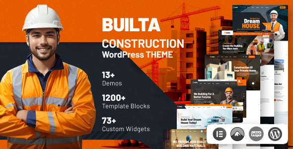 Builta – Construction WordPress Theme