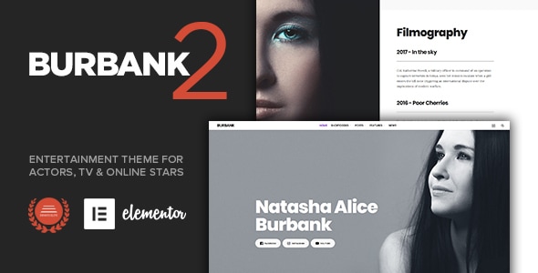 Burbank – Entertainment WordPress Theme for Actors  Stars
