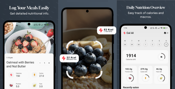 Calories  Nutrition Tracker – Food scanner with AI