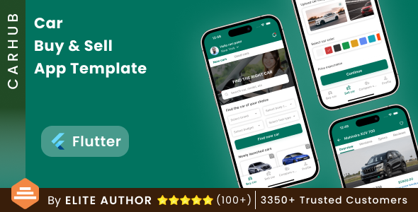 Car Buy Sell App Template in Flutter | Cars24 Clone Flutter | CarHub