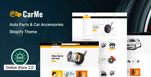 Carme – Auto Parts Car Accessories Shopify Theme