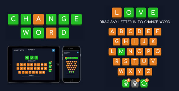 Change Word – HTML5 Game