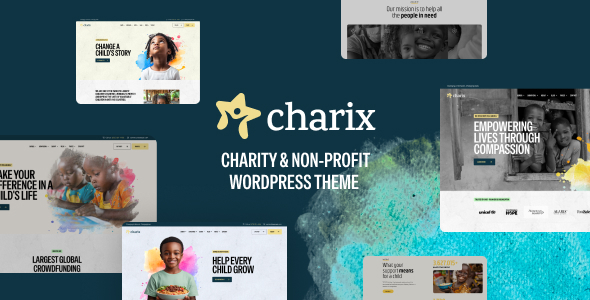 Charix – Charity Nonprofit WordPress Theme