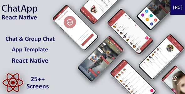 Chat  Group Chat App Template React Native | Whatsapp Clone React Native Template | ChatApp