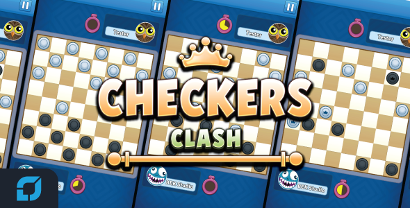 Checkers Clash – Multiplayer