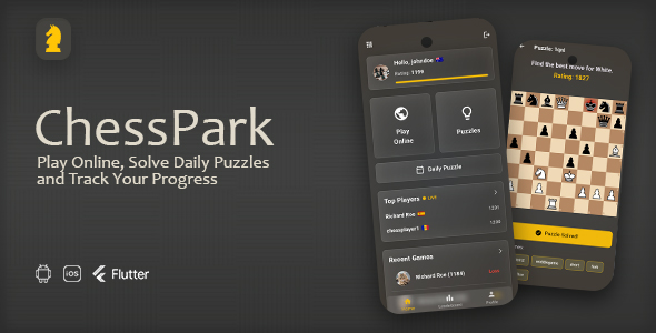 Chess Park – Flutter Multiplayer Chess App
