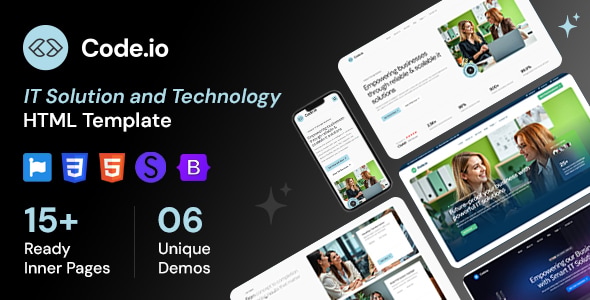 Codeio – IT Solution and Technology HTML Template