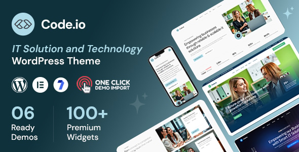 Codeio – IT Solutions and Technology WordPress Theme