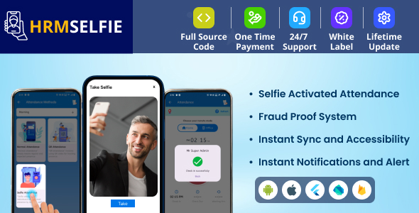 Complete HRM | Web  Mobile with selfie attendance system