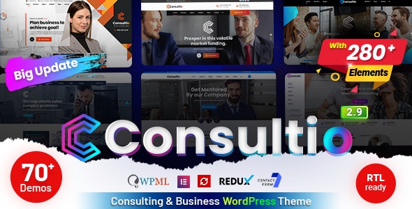 Consultio – Consulting Corporate WordPress Theme