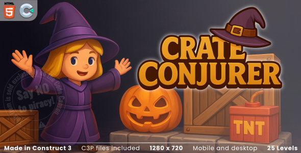 Crate Conjurer – HTML5 Casual game