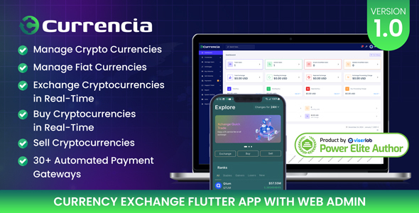 Currencia – Currency Exchange Flutter App With Web Admin