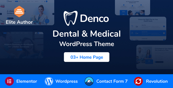 Denco – Dental  Medical WordPress Theme