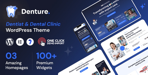 Denture – Dental Clinic WordPress Theme